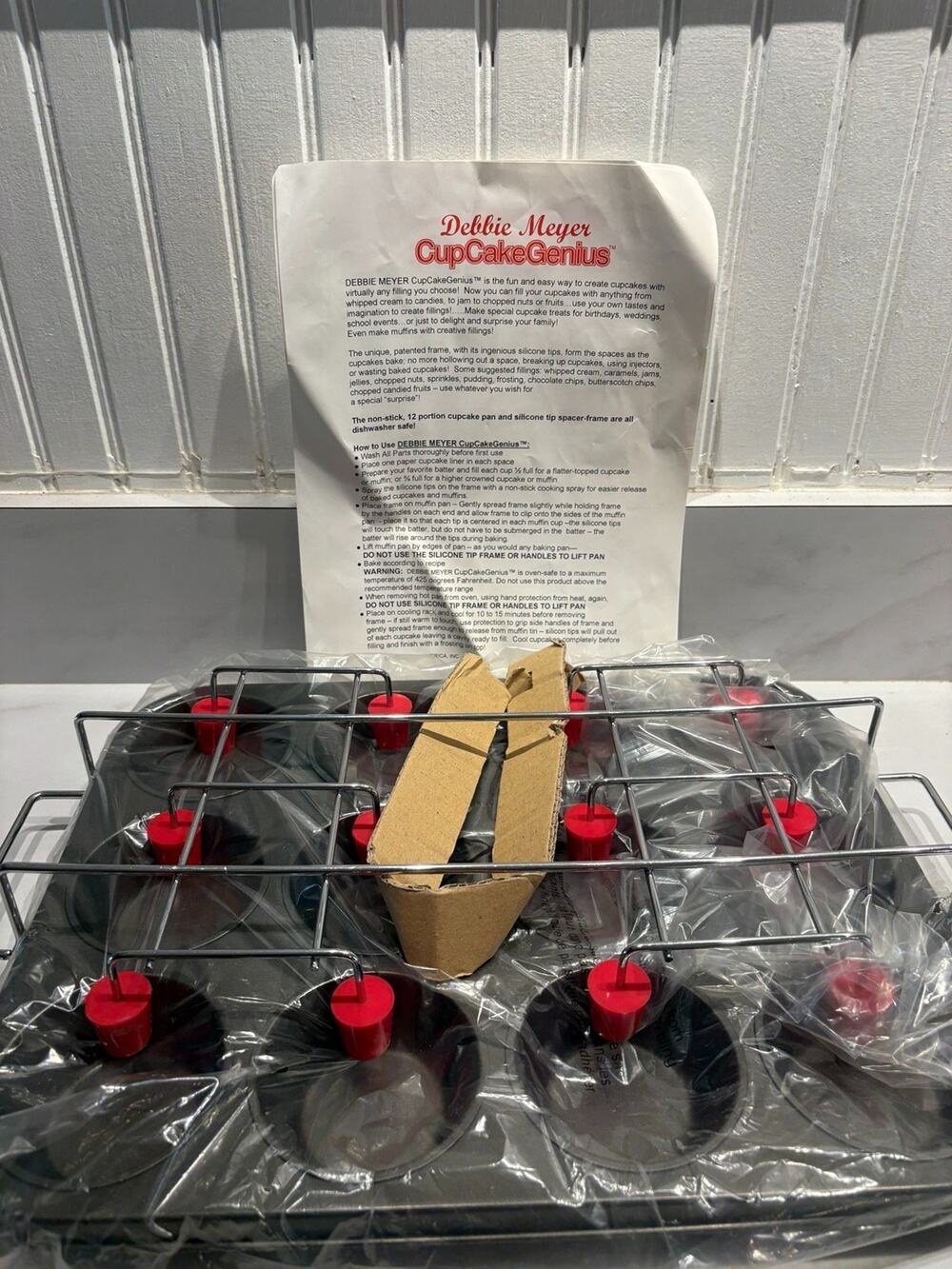 Debbie Meyer CupCakeGenius Cupcake Filling Pan Set 12 Cup Nonstick Complete